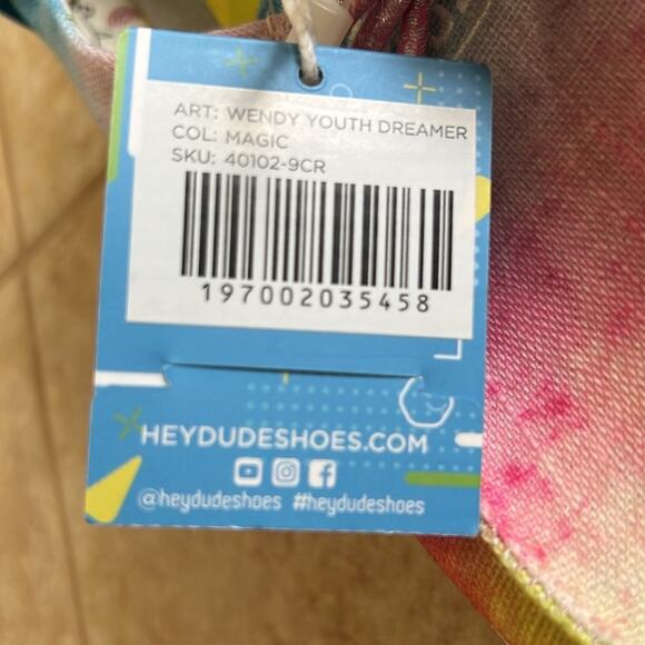 NWT Hey dude “Wendy youth dreamer” MAGIC youth size 5 - Picture 2 of 3